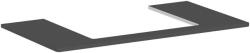 Hansgrohe Xelu Q - Mosdópult 98x55 cm, középen kivágás, matt szürke 54110910 (54110910)