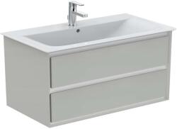 Ideal Standard Connect Air - Mosdószekrény 1000x440x517 mm, fényes világosszürke/fehér matt E0821EQ (E0821EQ)