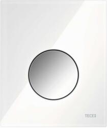 Tece TECEloop - Vizelettartály öblítésvezérlő, fehér üveg/fényes króm 9242660 (9242660)