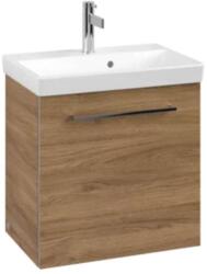 Villeroy & Boch Avento - Mosdószekrény, 530x514x352 mm, 1 ajtó, tölgyfa Kansas A88800RH (A88800RH)