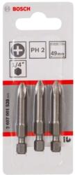 Bosch Tartozékok - PH2 bitkészlet, hossza 49 mm, 3 db 2607001528 (2607001528)
