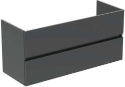 Ideal Standard Eurovit+ - Mosdószekrény, 55x120x44 cm, 2 fiókos, fényes szürke R0266TI (R0266TI)