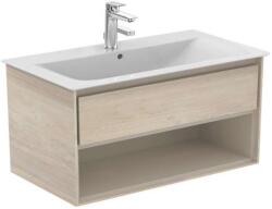 Ideal Standard Connect Air - Szekrény a mosdókagyló alatt, 1000x440x517 mm, dekor világos fa/világosbarna matt E0828UK (E0828UK)
