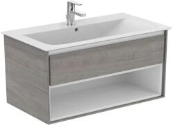 Ideal Standard Connect Air - Szekrény a mosdókagyló alatt 1000x440x517 mm, dekor szürke tölgy/fehér matt E0828PS (E0828PS)