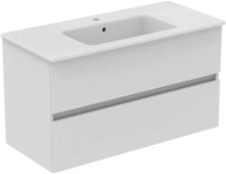 Ideal Standard Eurovit+ - Szekrény mosdóval, 55x100x44 cm, 2 fiókos, fényes fehér R0575WG (R0575WG)
