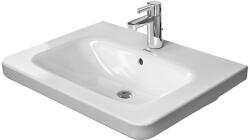 Duravit DuraStyle - Mosdókagyló 800x480 mm, túlfolyóval, csapfurattal, WonderGliss, fehér 23208000001 (23208000001)