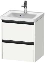 Duravit Ketho. 2 - Mosdószekrény 549x484x375 mm, 2 fiókos, matt fehér K25280018180000 (K25280018180000)