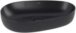 Villeroy & Boch Antao - Mosdókagyló, 40x65 cm, CeramicPlus, Pure Black 4A7465R7 (4A7465R7)