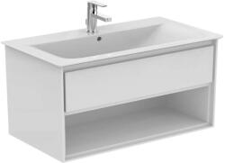 Ideal Standard Connect Air - Szekrény a mosdókagyló alatt, 1000x440x517 mm, fényes fehér/fehér matt E0828B2 (E0828B2)