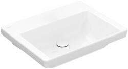 Villeroy & Boch Subway 3.0 - Mosdókagyló 600x470 mm, túlfolyó nélkül, csapfurat nélkül, alpesi fehér 4A706301 (4A706301)