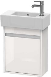 Duravit Ketho - Mosdószekrény 550x450x225 mm, 1 ajtó, zsanérok balra, fényes fehér KT6629L2222 (KT6629L2222)