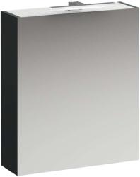 Laufen Base - Tükrös szekrény LED világítással, 70x60x19 cm, 1 ajtó, zsanérok balra, szürke H4027511102661 (H4027511102661)