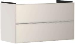 Hansgrohe Xevolos E - Mosdószekrény 98x58x48 cm, 2 fiókos, matt bézs/metál bézs 54182790 (54182790)