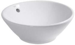 Duravit Bacino - Pultra szerelhető mosdókagyló, 420 mm átmérőjű, túlfolyóval, WonderGliss, fehér színű 03254200001 (03254200001)