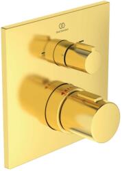 Ideal Standard CeraTherm - Termosztatikus kádkeverő rejtett beépítéshez, Brushed Gold A7522A2 (A7522A2)
