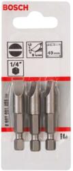 Bosch Tartozékok - Bitkészlet S1, 2x8, hossza 49 mm, 3 db 2607001485 (2607001485)