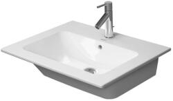 Duravit ME by Starck - Bútor mosdókagyló 630x490 mm, 1 csapfurattal, WonderGliss-szel, matt fehér színben 23366332001 (23366332001)