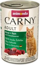 Animonda Carny Adult marhás, szarvasos és vörösáfonyás konzerv macskáknak (24 x 400 g) 9.6kg