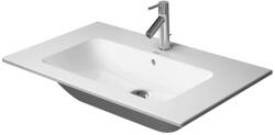 Duravit ME by Starck - Bútor mosdókagyló 830x490 mm, 1 csapfurat, matt fehér 2336833200 (2336833200)