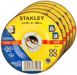 STANLEY Tartozékok - Csiszolókorong készlet fémhez 115x22 mm, 5 db STA32056-QZ (STA32056-QZ)