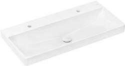 Hansgrohe Xelu Q - Mosdókagyló 100x48 cm, túlfolyó nélkül, 2 csaptelepnyílással, SmartClean, fehér 61040450 (61040450)