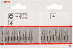 Bosch Tartozékok - PH1 bitkészlet, hossza 25 mm, 10 db 2607001509 (2607001509)