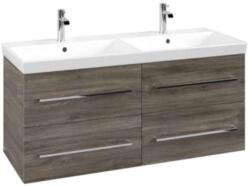 Villeroy & Boch Avento - Mosdószekrény, 1180x514x452 mm, 4 fiókos, Kő tölgyfa A89300RK (A89300RK)