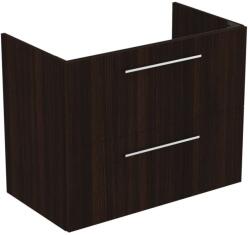 Ideal Standard i. Life A - Szekrény a mosdókagyló alatt, 800x440x630 mm, 2 fiókos, tölgyfa kávés színben T5256NW (T5256NW)