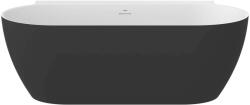 RAVAK Freedom Wall II Tec - Fürdőkád 170x87 cm, fekete/fehér CC71700000 (CC71700000)
