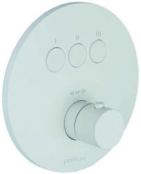 PAFFONI Compact Box - Termosztatikus keverő 3 készülékhez, süllyesztett, matt fehér színű CPT019BO (CPT019BO)