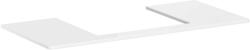 Hansgrohe Xelu Q - Mosdópult 118x55 cm, középen kivágás, fényes fehér 54111050 (54111050)
