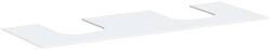 Hansgrohe Xevolos E - Munkalap mosdó alá, 157x55 cm, 2 kivágás, matt fehér 54211700 (54211700)