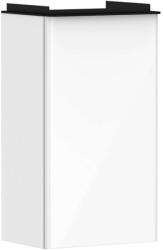 Hansgrohe Xelu Q - Mosdószekrény, 63x34x27 cm, 1 ajtós, zsanérok bal oldalon, fényes fehér/matt fekete 54011670 (54011670)