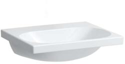 Laufen Lua - Bútor mosdókagyló 55x46 cm, túlfolyó nélkül, csapfurat nélkül, LCC, fehér H8160824001421 (H8160824001421)
