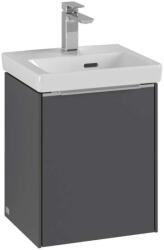 Villeroy & Boch Subway 3.0 - Mosdószekrény, 351x429x309 mm, 1 ajtó, grafit C58300VR (C58300VR)