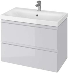 Cersanit Moduo - Mosdószekrény, 57x80x45cm, 2 fiókos, szürke S929-007 (S929-007)