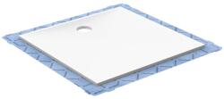 Geberit Setaplano - Lapos zuhanytálca, ásványi anyag, 800x800 mm, fehér 154.260. 11.1 (154.260.11.1)