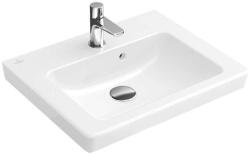 Villeroy & Boch Subway 2.0 - Mosdókagyló 450x370 mm, túlfolyóval és csapfurattal, Ceramicplus, fehér 731545R1 (731545R1)