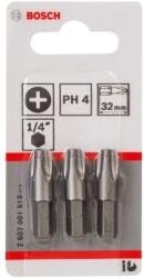 Bosch Tartozékok - PH4 bitkészlet, hossza 32 mm, 3 db 2607001518 (2607001518)
