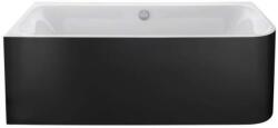 Duravit Happy D. 2 Plus - Fürdőkád 1800x800 mm, balra, panellel, fehér/grafit szupermatt 700449800000000 (700449800000000)