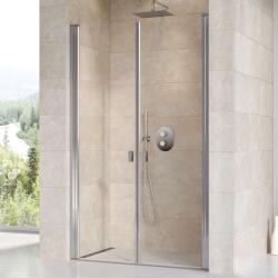 RAVAK Chrome - Zuhanyajtó kétszárnyú CSDL2-120, 1175-1205 mm, fényes alumínium/tiszta üveg 0QVGCC0LZ1 (0QVGCC0LZ1)