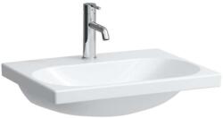 Laufen Lua - Bútor mosdókagyló 60x46 cm, túlfolyó nélkül, csaptelep lyukkal, LCC, fehér H8160834001561 (H8160834001561)