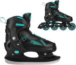 NILS Extreme Állítható görkorcsolya Enzo 2in1 NH382 méretekkel Nils Extreme jégkorcsolya 28/31 kék|zöld