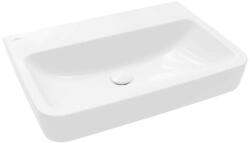 Villeroy & Boch O. novo - Mosdókagyló pultra, 650x460 mm, túlfolyó nélkül, csapfurat nélkül, alpesi fehér 4A41KF01 (4A41KF01)
