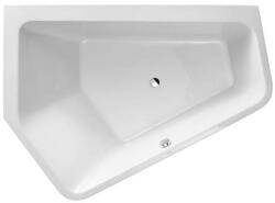 Duravit Paiova 5 - Aszimmetrikus fürdőkád, 1900x1400 mm, panellel, balra, fehér 700396000000000 (700396000000000)