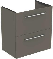 Ideal Standard i. Life S - Szekrény a mosdókagyló alatt, 600x375x630 mm, 2 fiók, szürke matt kvarc T5293NG (T5293NG)