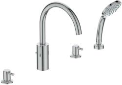 Ideal Standard CeraLine - Kád peremkeverő, 4 lyukú beépítés, króm BC198AA (BC198AA)