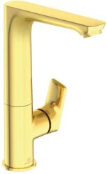 Ideal Standard Connect Air - Karcsú mosdókagyló-keverő forgó kifolyóval, Brushed Gold A7023A2 (A7023A2)