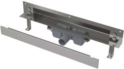 Alcadrain Vízelvezető csatornák - Vízelvezető rendszer Spa 1050 mm, falra szerelhető, rozsdamentes acél szőnyeggel APZ5-SHADE-1050 (APZ5-SHADE-1050)