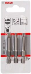 Bosch Tartozékok - Bitkészlet S0, 8x5, 5, hossza 49 mm, 3 db 2607001479 (2607001479)